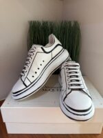 Alexander Mcqueen Black And White Outline Size 42 - Image 6