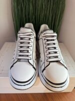 Alexander Mcqueen Black And White Outline Size 42