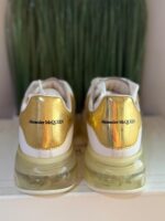 Alexander Mcqueen Gold And White Color Larry Leather Size 37 - Image 2