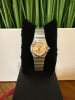 Omega Ladies Watch 26mm In Silver Hardware Salmon Pink Face - Image 6