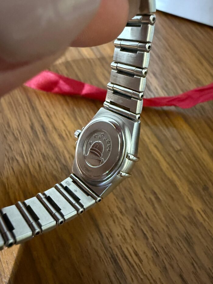 Omega Ladies Watch 26mm In Silver Hardware Salmon Pink Face - Image 5